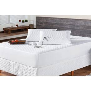 Protetor de Colchão Impermeável Matelado Casal - Branco