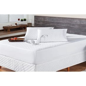 Protetor de Colchão Impermeável Matelado Queen - Branco