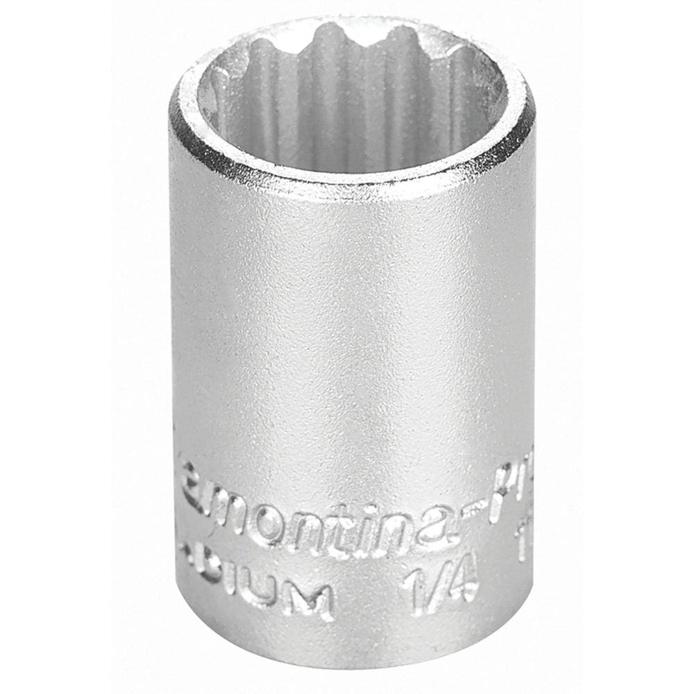 Soquete Estriado em Aço Cromo Vanádio 9 mm - Encaixe 1/4" Tramontina PRO Tramontina