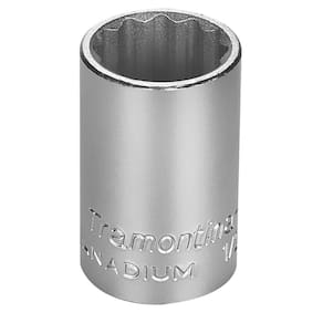 Soquete Estriado em Aço Cromo Vanádio 5/8" - Encaixe 1/2" Tramontina PRO Tramontina