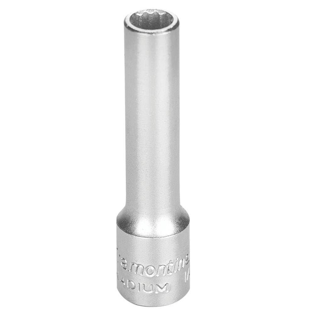 Soquete Estriado em Aço Cromo Vanádio 1/4" - Encaixe 1/4" Tramontina PRO Tramontina