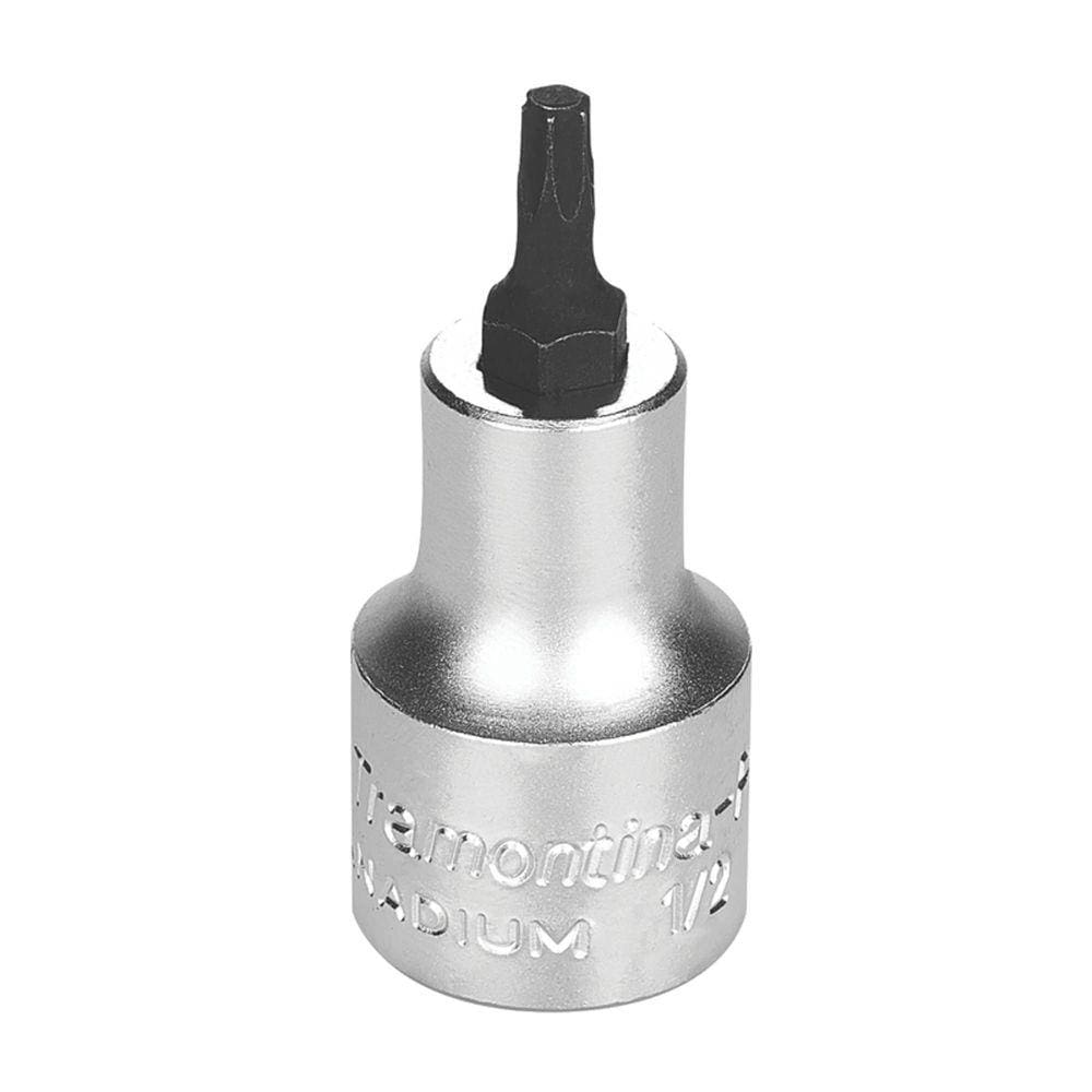 Soquete em Aço Cromo Vanádio Ponta Trafix T25 - Encaixe 1/2" Tramontina Pro Tramontina