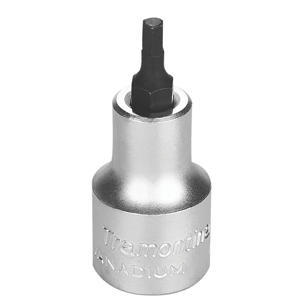 Soquete em Aço Cromo Vanádio Ponta Hexagonal 4 mm - Encaixe 1/2" Tramontina
