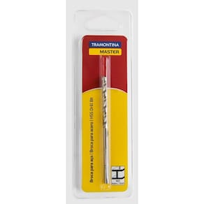 Broca para Aço 4.3x80 mm Tramontina em Aço Rápido HSS DIN 338 Tramontina