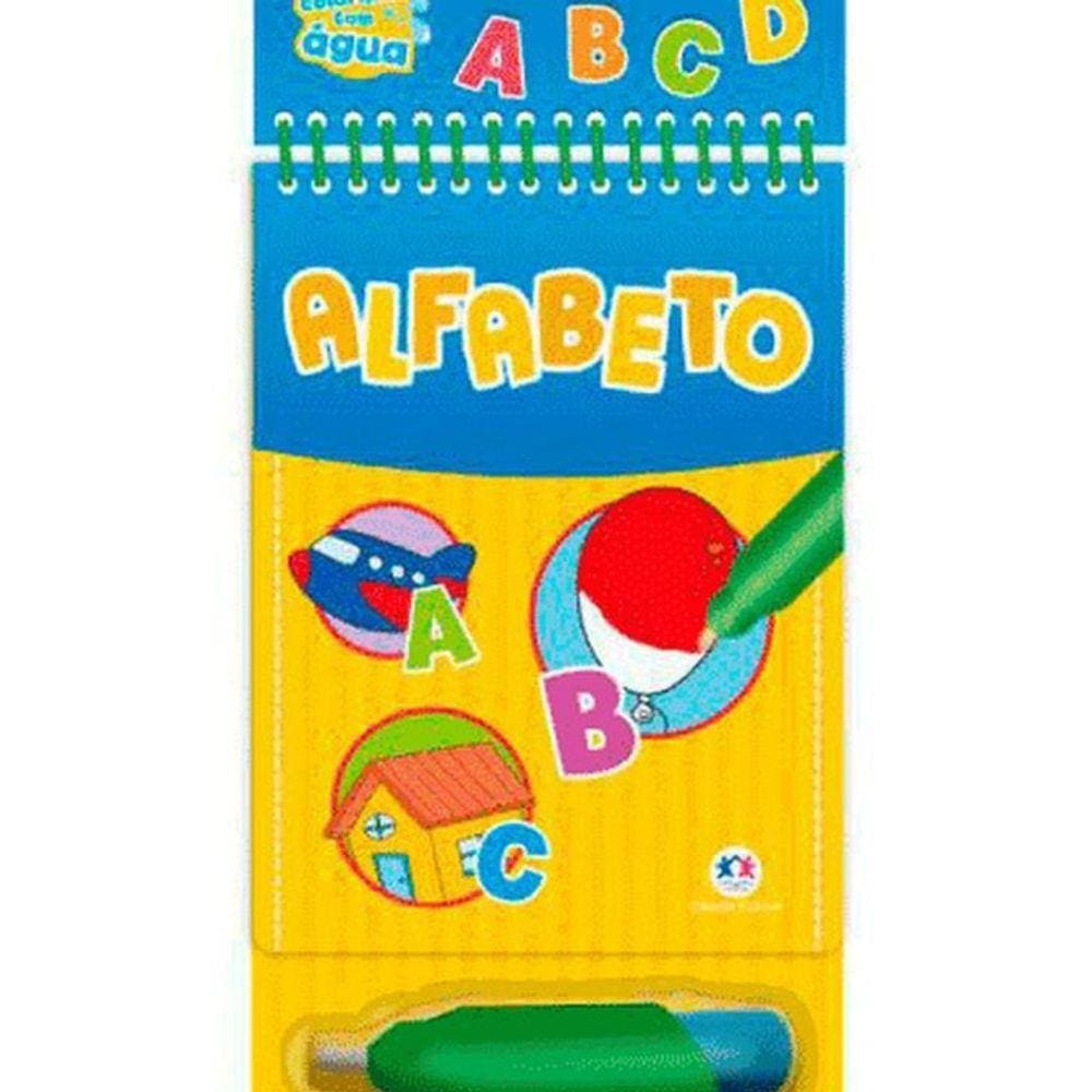 Livro Colorindo Com Água - Alfabeto