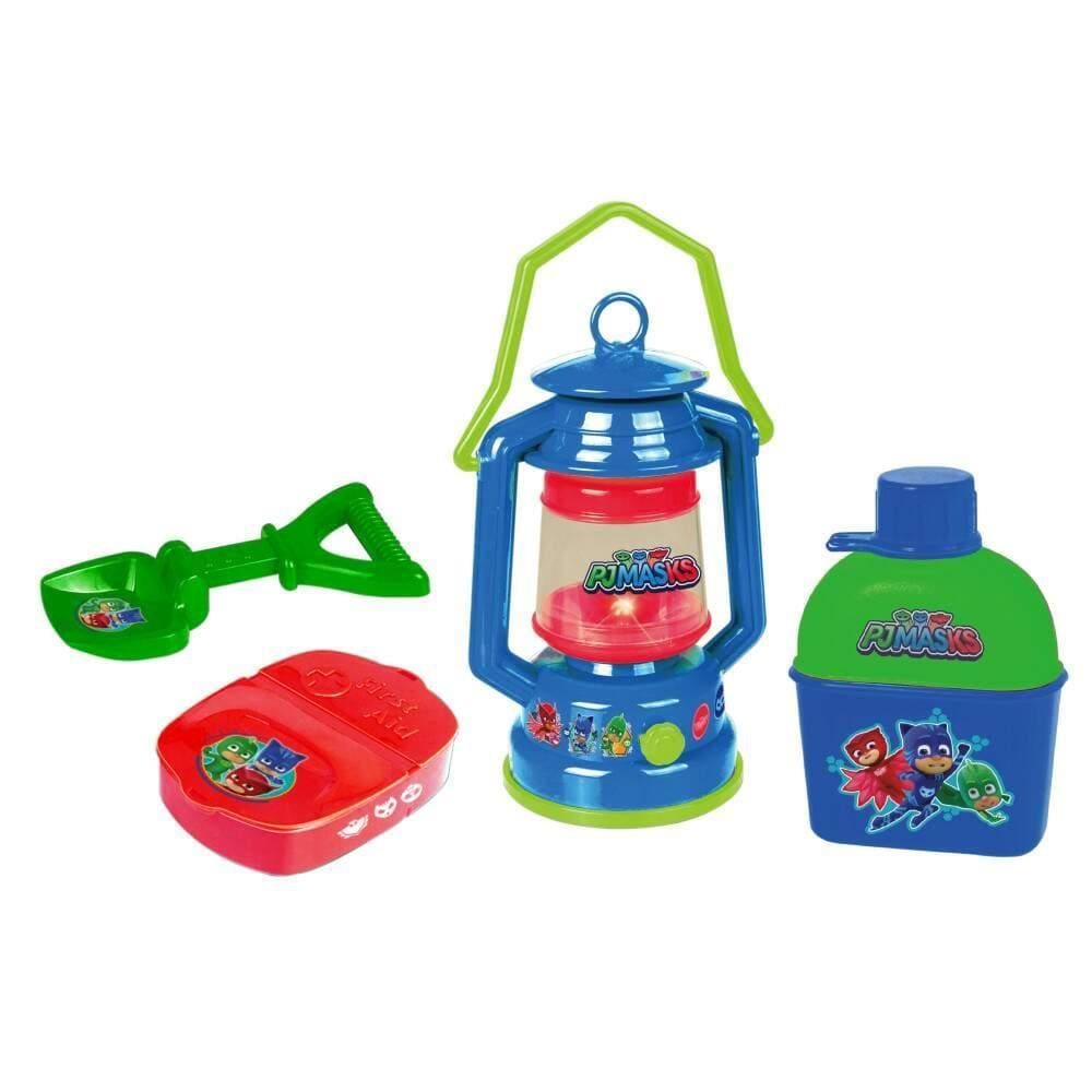 PJ MASKS CAMPING KIT COM LAMPIãO E CANTIL