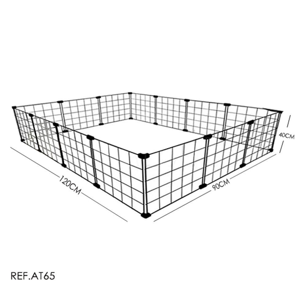Cercadinho Para Porquinho Da Índia, Roedores e Filhotes - 120,00 x 0,90 x 0,40