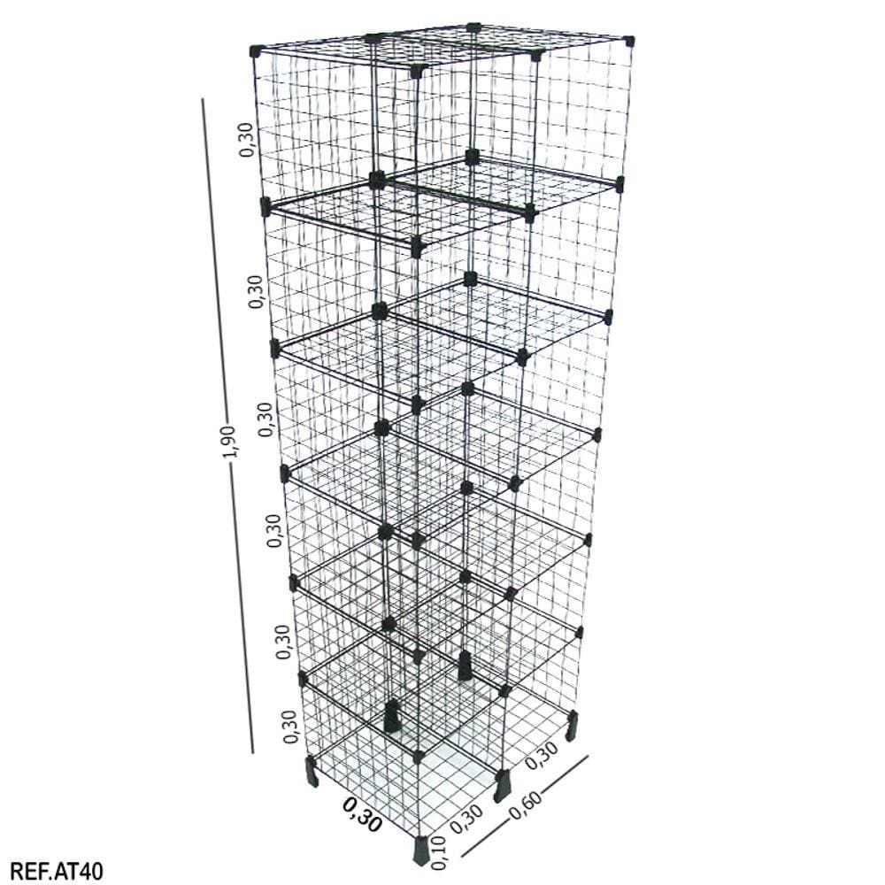 Balcão aramado 1,90 x 0,60 x 0,30