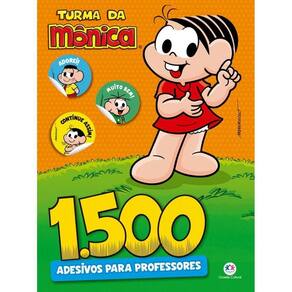 Livro de Adesivos Turma da Mônica para Professores e Pais