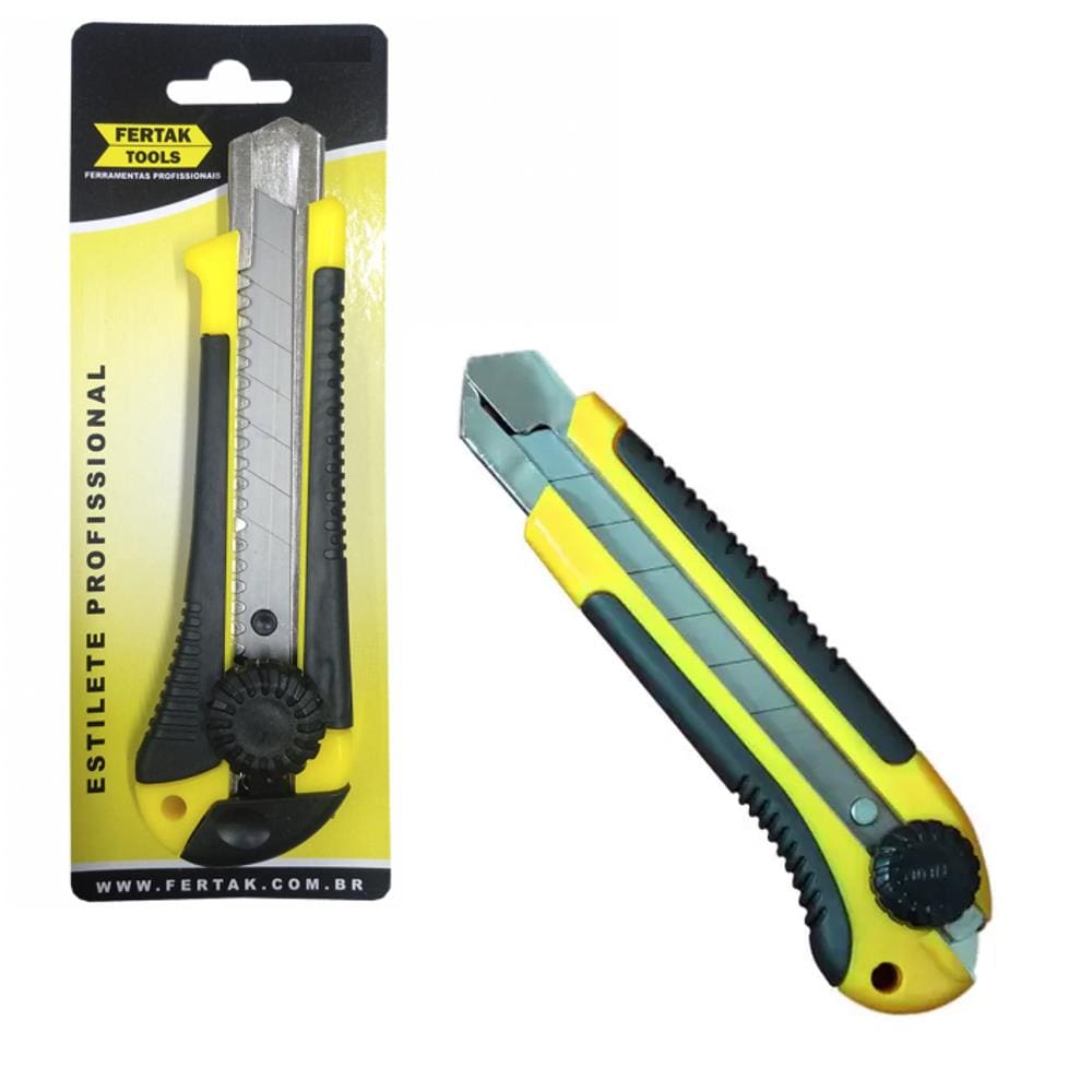 Estilete Profissional 18Mm Fertak Tools