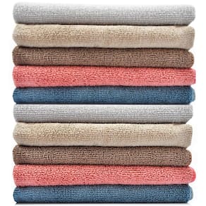 kit 10 Flanelas Mágica de Limpeza Microfibra Super Absorção