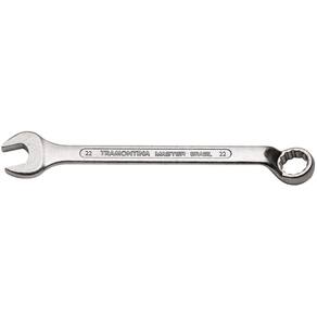 Chave Combinada 22 mm com Pescoço Tramontina com Corpo Forjado em Aço Especial Cromado Tramontina