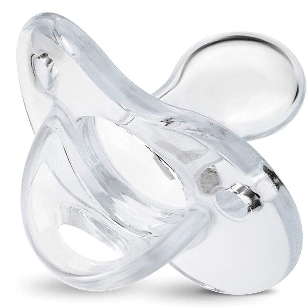 Chupeta Soft Calmimg 100%Silicone +6m Transparente Lillo