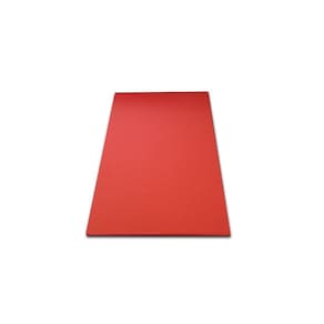 Tabua De Corte Lisa Em Polietileno - Amarela - 33 X 25