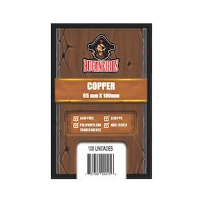 Sleeves Copper 65 X 100mm Bucaneiros 100 unidades
