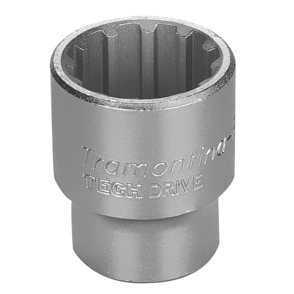 Soquete Techdrive em Aço Cromo Vanádio 30 mm - Encaixe 1/2" Tramontina PRO Tramontina