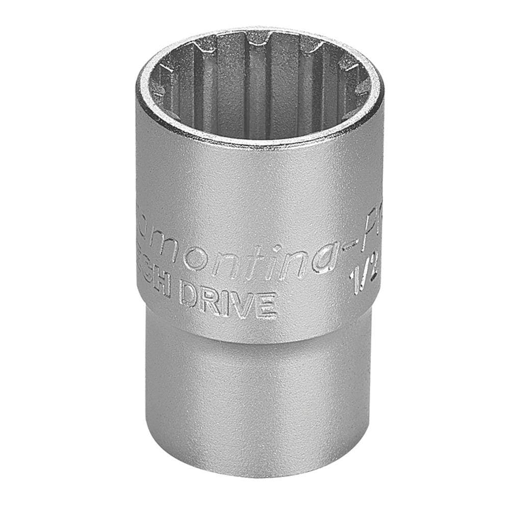 Soquete Techdrive em Aço Cromo Vanádio 21 mm - Encaixe 1/2" Tramontina PRO Tramontina