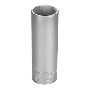 Soquete Sextavado Longo em Aço Cromo Vanádio 32 mm - Encaixe 1/2" Tramontina PRO Tramontina