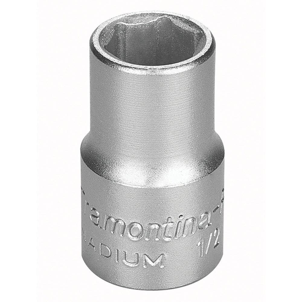 Soquete Sextavado em Aço Cromo Vanádio 9/16" - Encaixe 1/2" Tramontina PRO Tramontina