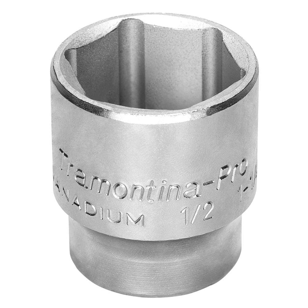 Soquete Sextavado em Aço Cromo Vanádio 5/8" - Encaixe 1/2" Tramontina PRO Tramontina