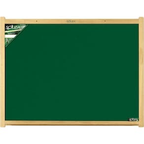 Quadro Escolar Em Madeira Verde 250X120Cm