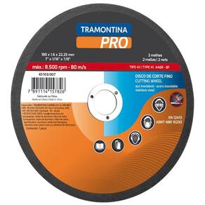 Disco de Corte Fino para Aço Inox e Materiais Endurecidos 12" Tramontina PRO Tramontina