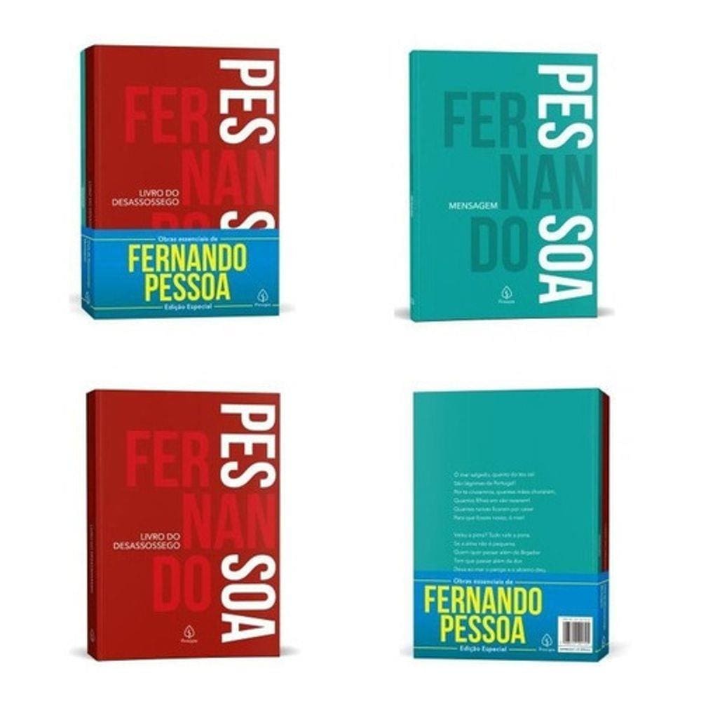 Box 2 Livros Físicos Obras Essenciais Fernando Pessoa