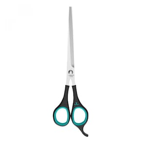 Tesoura Semiprofissional Reta para Tosa 7,5" Azul Propetz