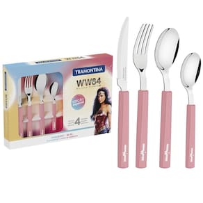 Faqueiro Mulher Maravilha 1984 16 Pçs Inox Tramontina Rosé