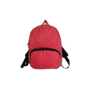 Mochila Feminina de Nylon Emborrachado Impermeavel Vermelho