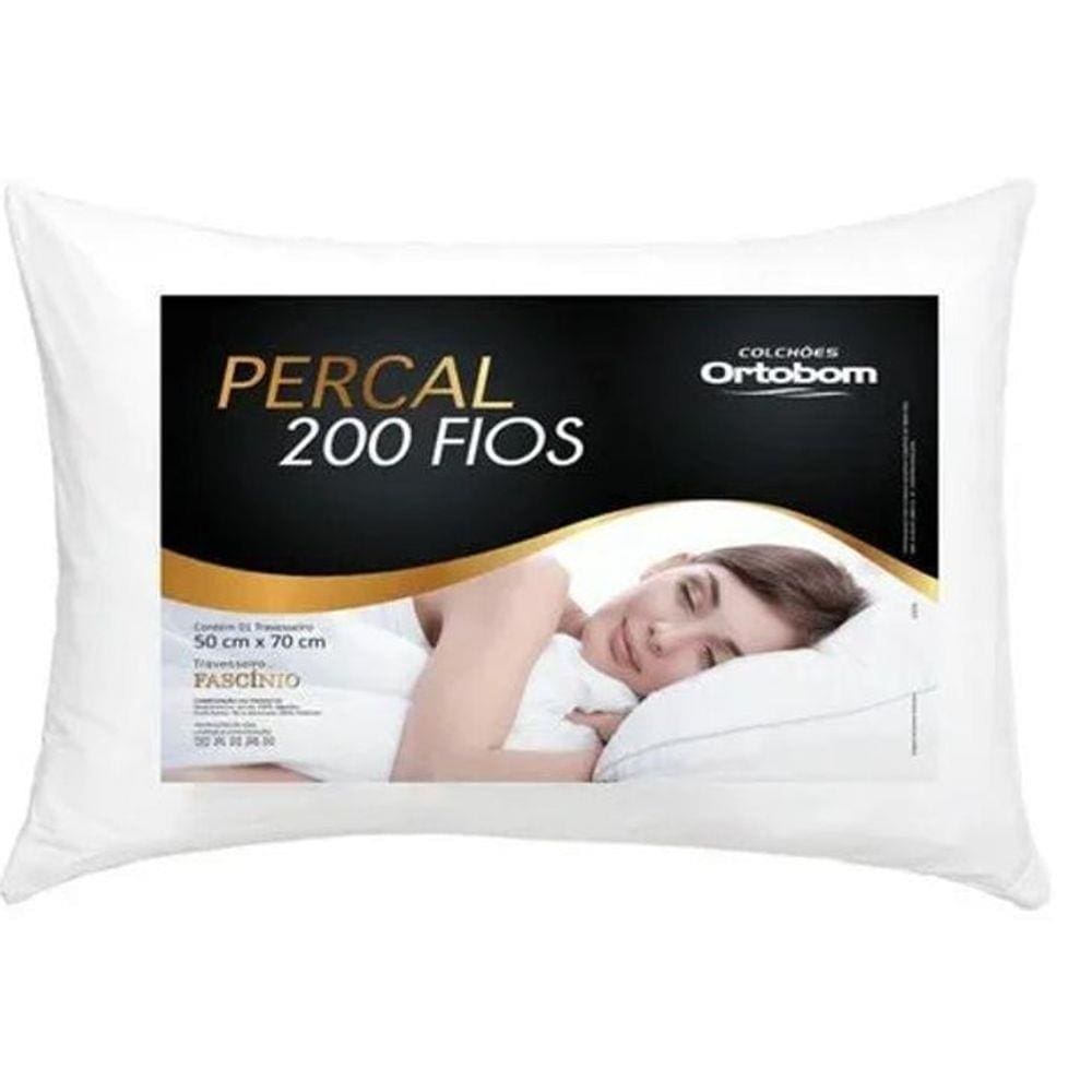 Travesseiro Linha Ortobom Boa Noite De Descanso 200 Fios