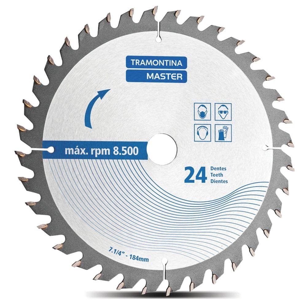 Disco de Corte 7.1/4" 36 Dentes Tramontina para Serra Circular Tramontina