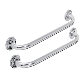 Alça Apoio Banheiro Kit 2 uni Inox Acessibilidade Idoso Cadeirante Deficiente