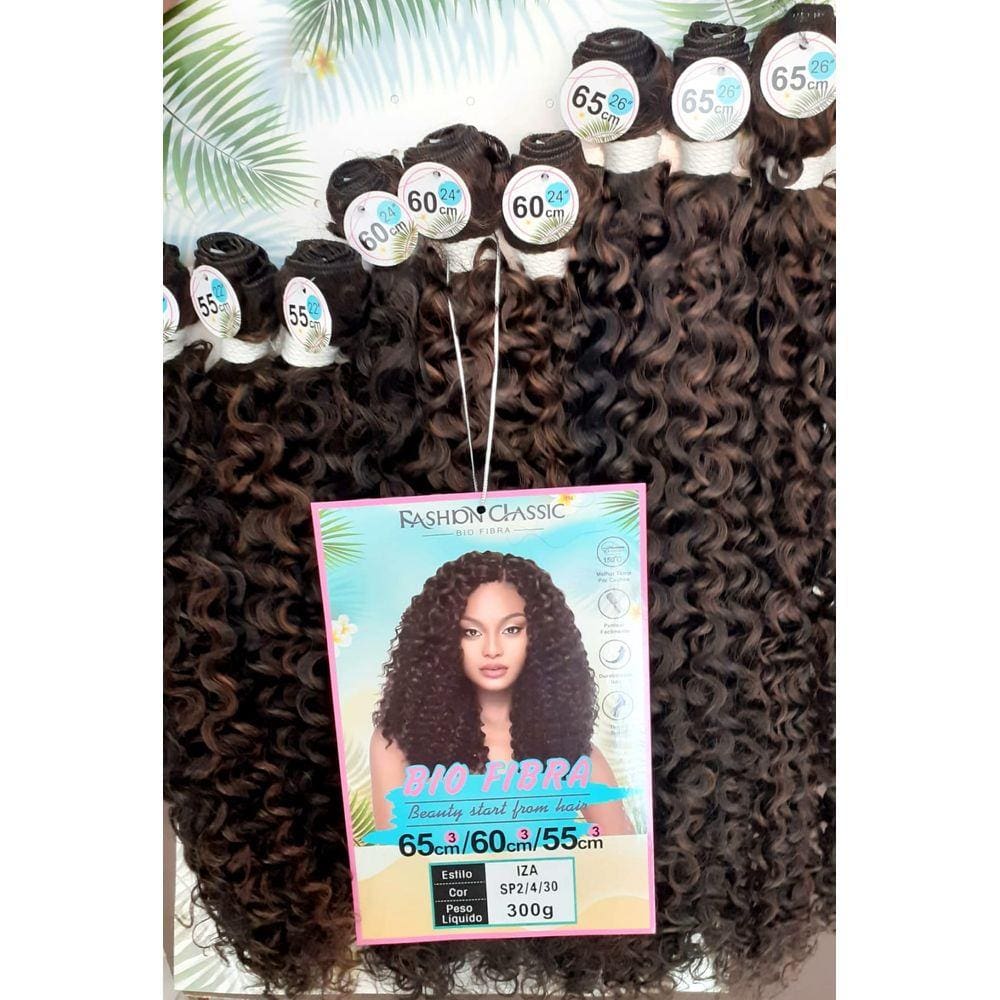 cabelo fashion classic 300g 80cm bio vegetal cacheado afro