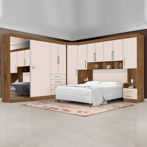 Dormitório Completo Georgia J&A Jequitibá / Off White Para Cama Box 1,38m Casal é ruim? Dormitório Completo Georgia J&A Jequitibá / Off White Para Cama Box 1,38m Casal é boa?