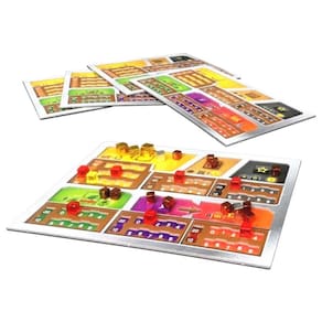 Terraforming Mars Tabuleiro de Jogador em 2 Niveis Acessório de Jogo de Tabuleiro Meeple BR