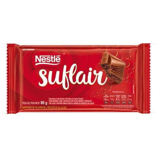 Barra de Chocolate Nestle Suflair 80g