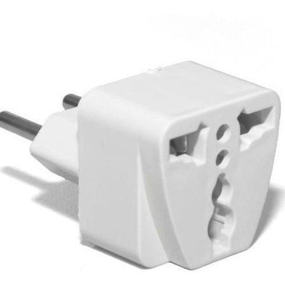 Adaptador Universal Tomada Ac Padrao Europeu Uk Para Brasil