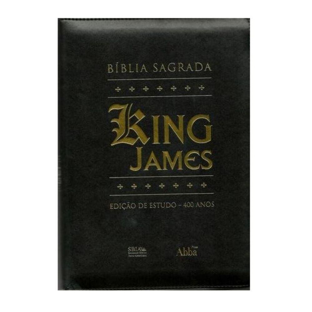 Bíblia Sagrada Edição De Estudo 400 Anos Preta- King James