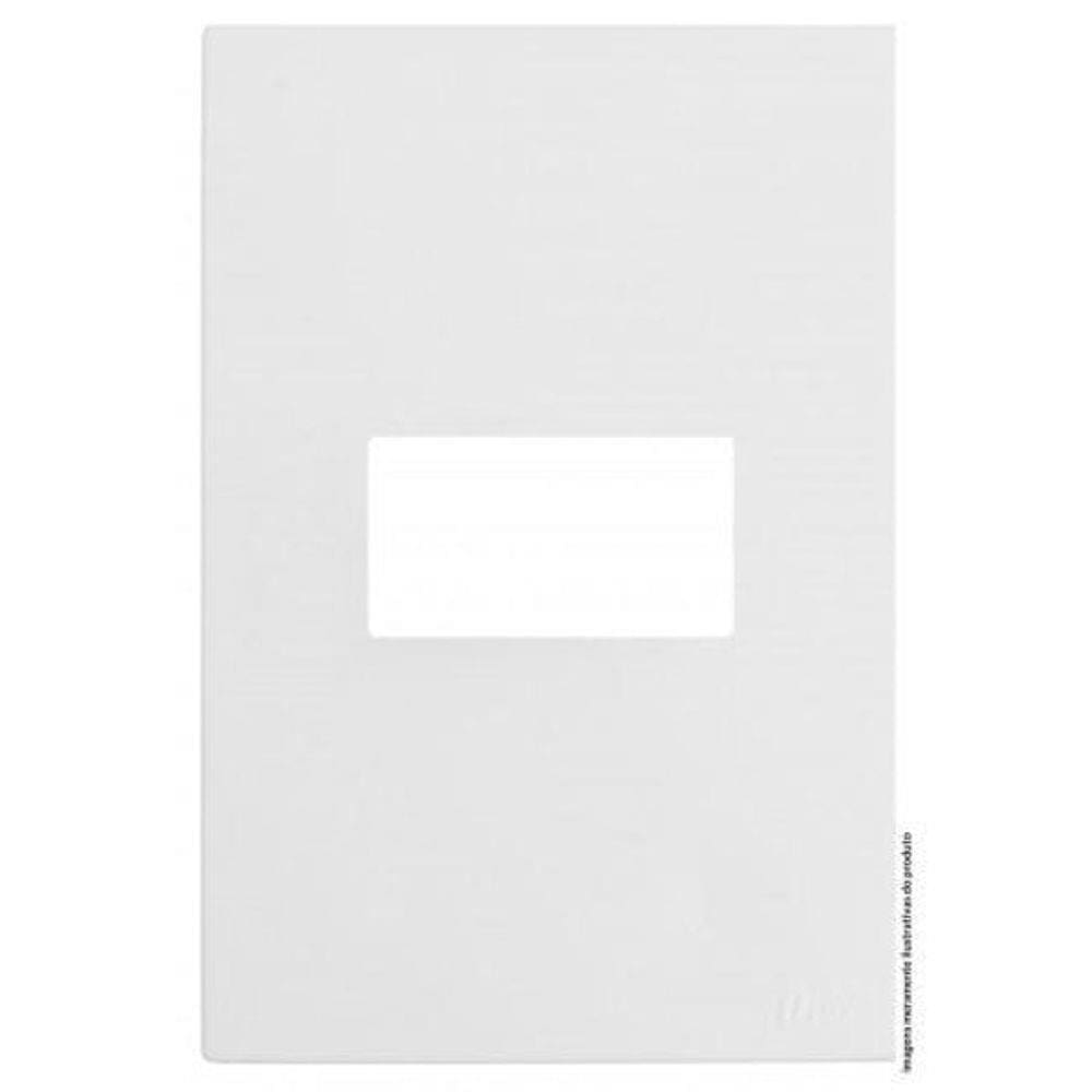 Placa Para 1 Modulo Horizontal Suporte 4X2 Brs12403-6Br