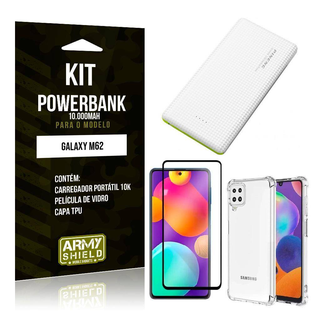 Para capa samsung galaxy m62 caso para samsung m62 capas de fibra carbono  macio armadura pára-choques telefone capa para samsung f62 m62 fundas -  AliExpress Telefonia e Comunicação