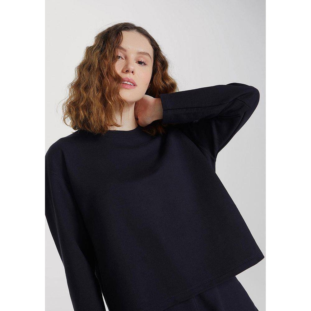 Blusão Básico Feminino Em Moletom Sem Pelúcia