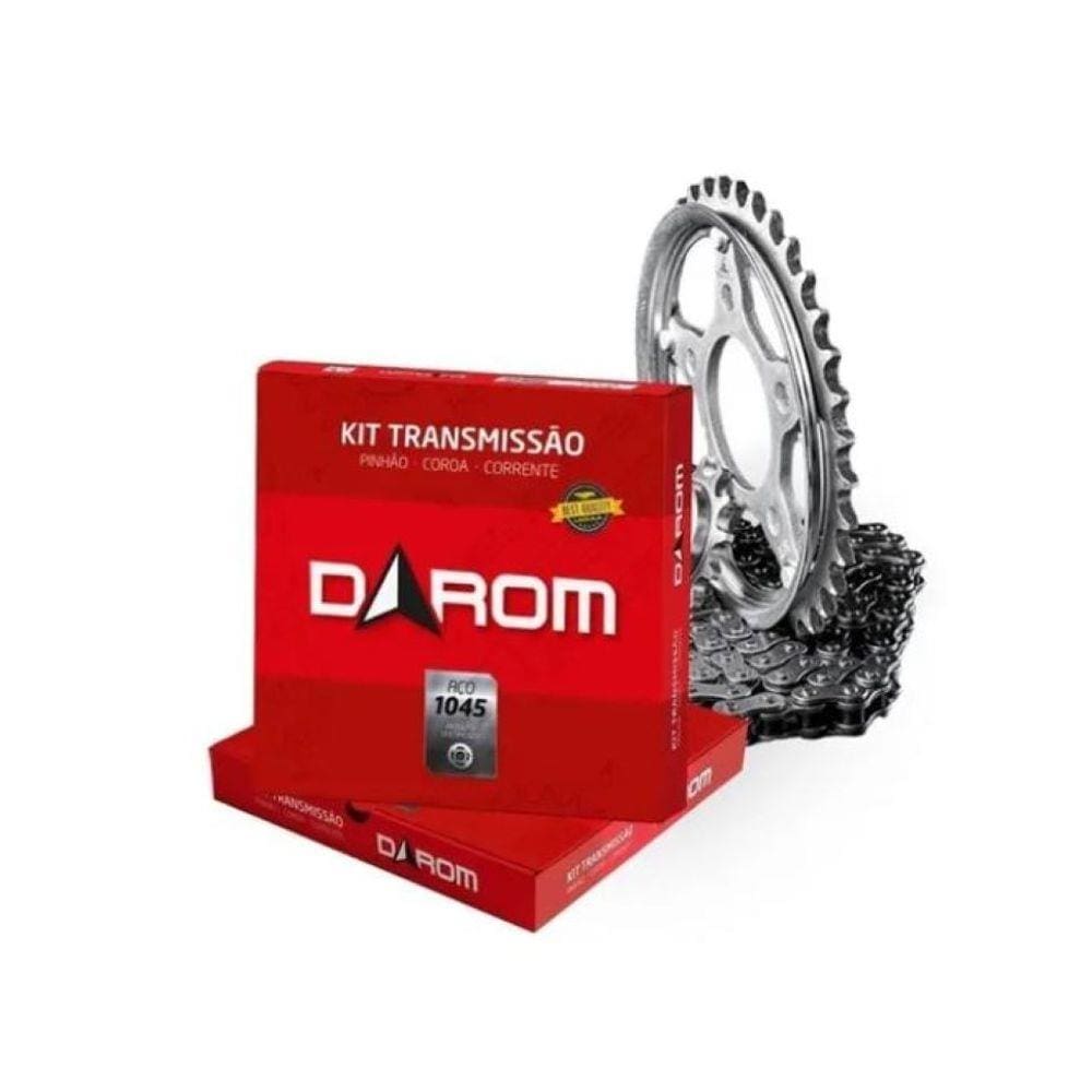 Kit Relação Transmissão Biz 100 2012 A 2015 Darom