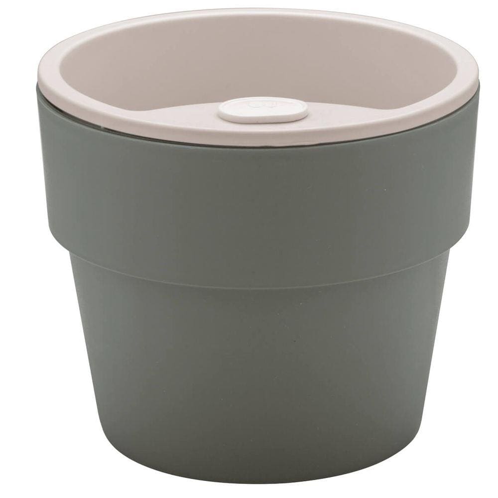 Vaso G Auto Irrigável Planta Plantar Flor Tempero Jardim Casa Chumbo