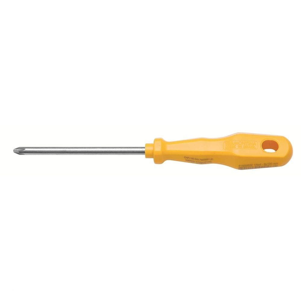 Chave de Fenda Tramontina Yellow com Ponta Cruzada 1/4x4" Tramontina