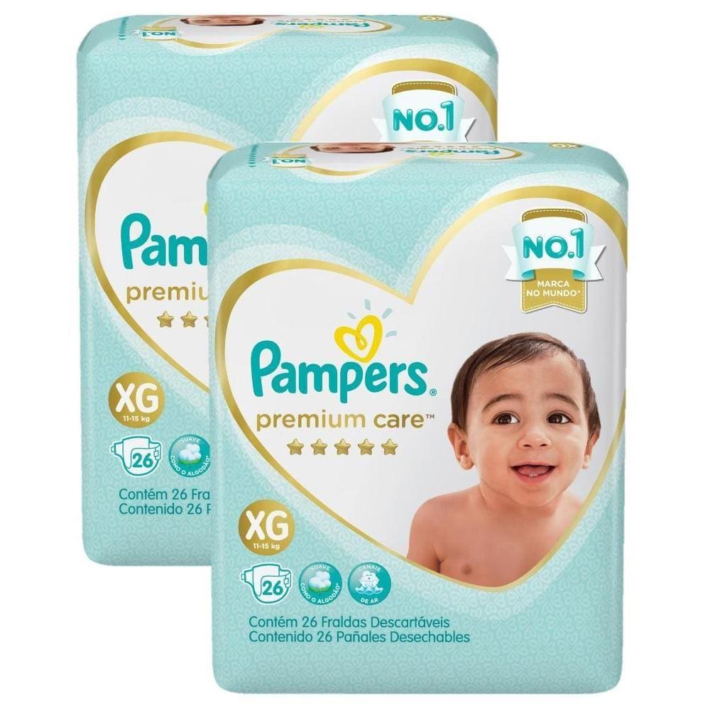 Fralda Pampers Premium Care Xg Casas Bahia