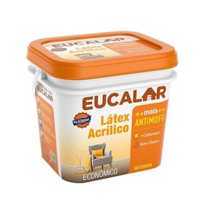 Tinta Acrilica Eucalar 3,6 Litros Camurça Fosco