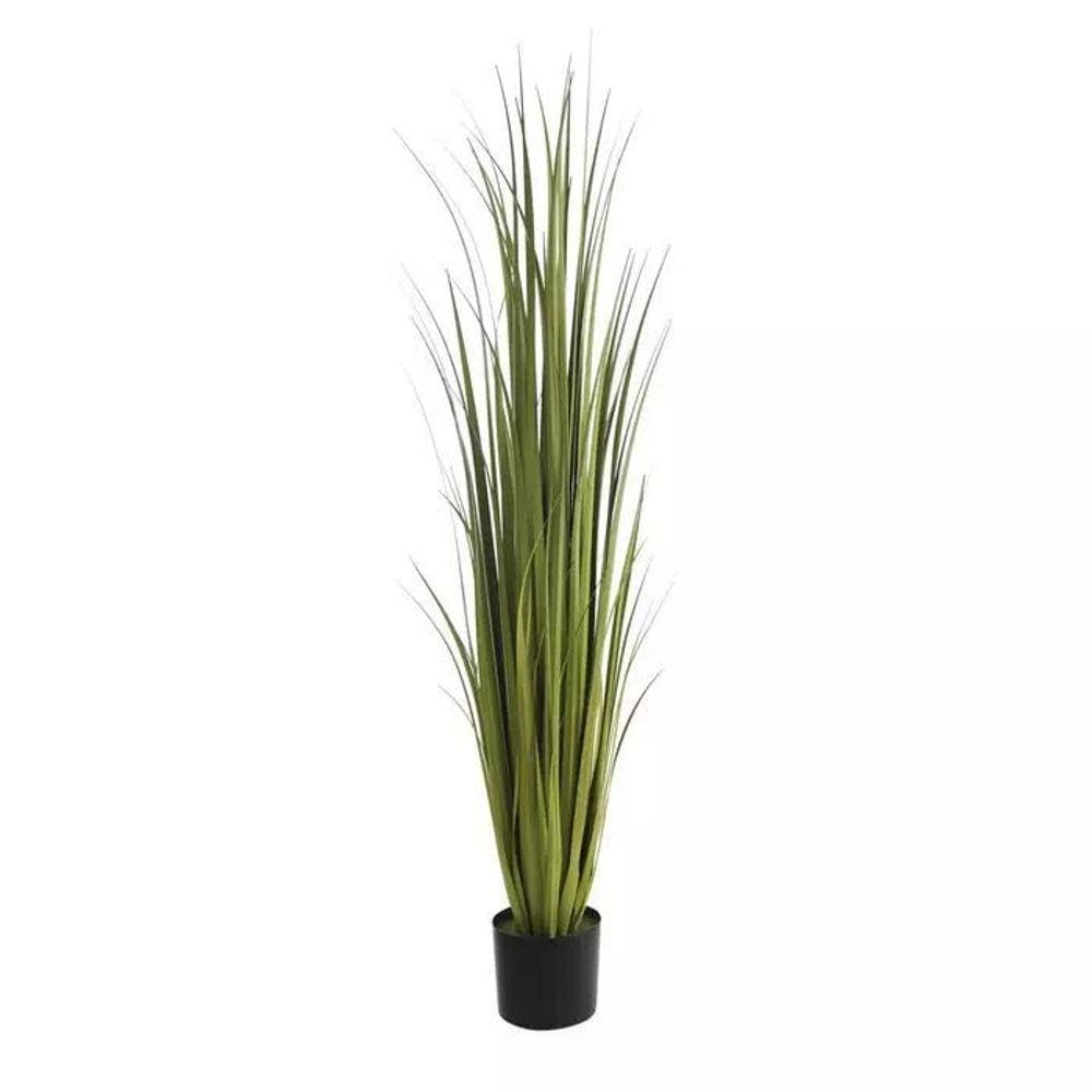 Planta Grass Permanente c/ Pote 1,5m Verde 2 Tons