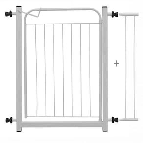 Grade Portão Proteção Portãozinho Pet Cachorro 70 A 86 Cm Criança Cães