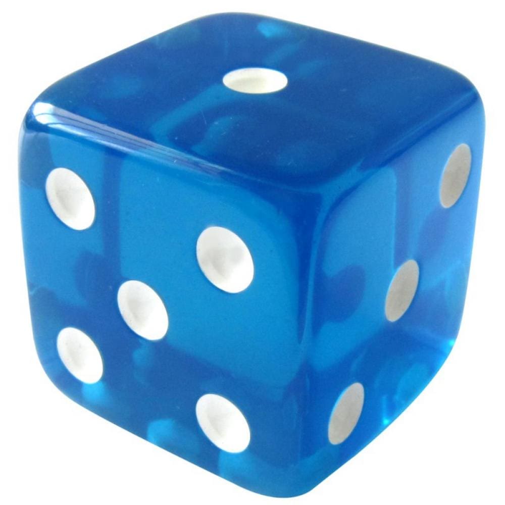 Dado 45mm Azul Jumbo 4,5 cm Euclides Jordão